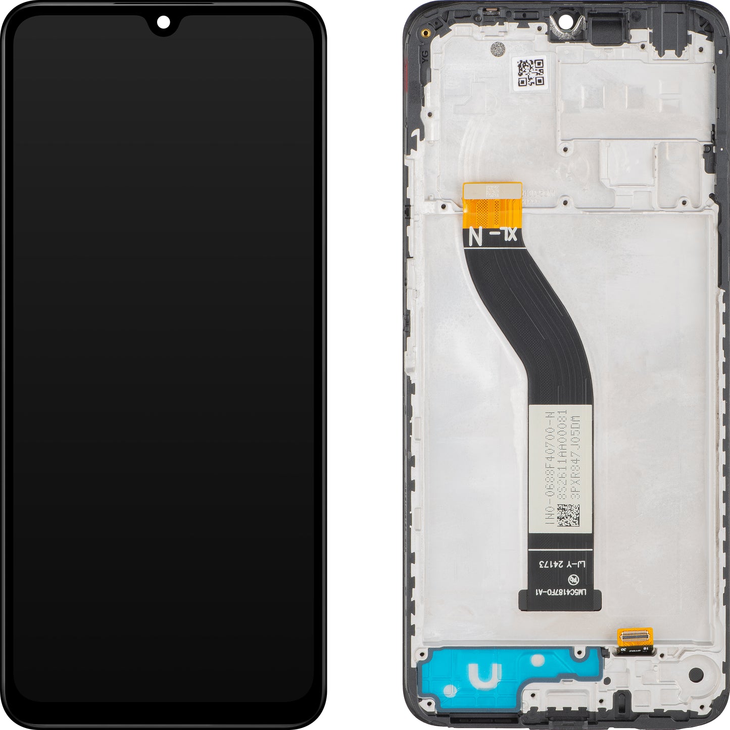 Display med Touchscreen MP kompatibel med Xiaomi Poco C75 / Redmi 14C, med Ram, Svart