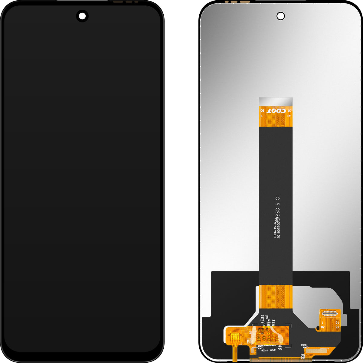 MP Touchscreen-display kompatibel med TCL 60 SE / 605