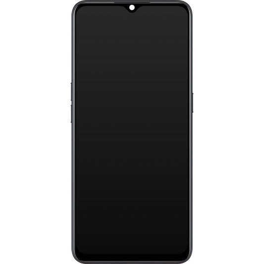 Display med pekskärm Oppo Reno3 5G / Find X2 Lite, med ram, Moonlight Black, Service Pack 4903624