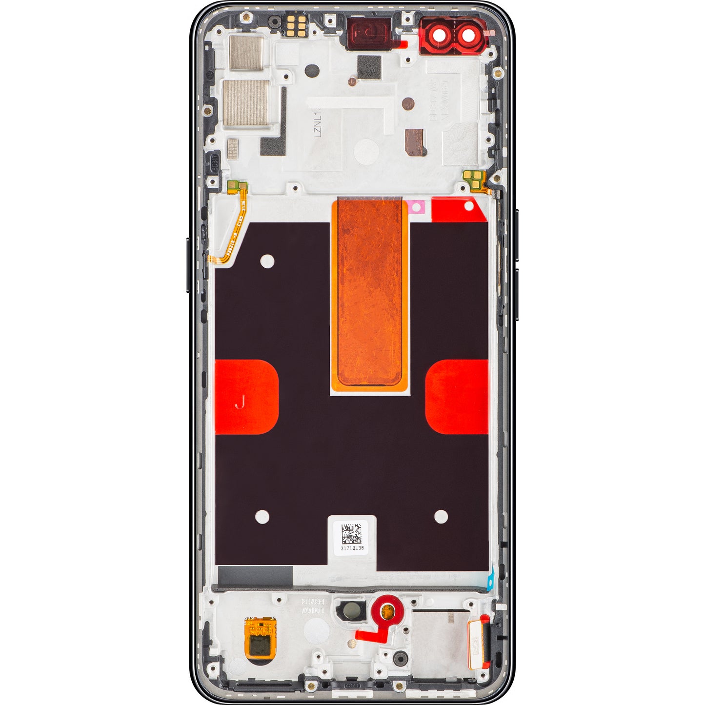 Pekskärm Oppo Reno4 5G, med ram, Space Black, Service Pack 4904705