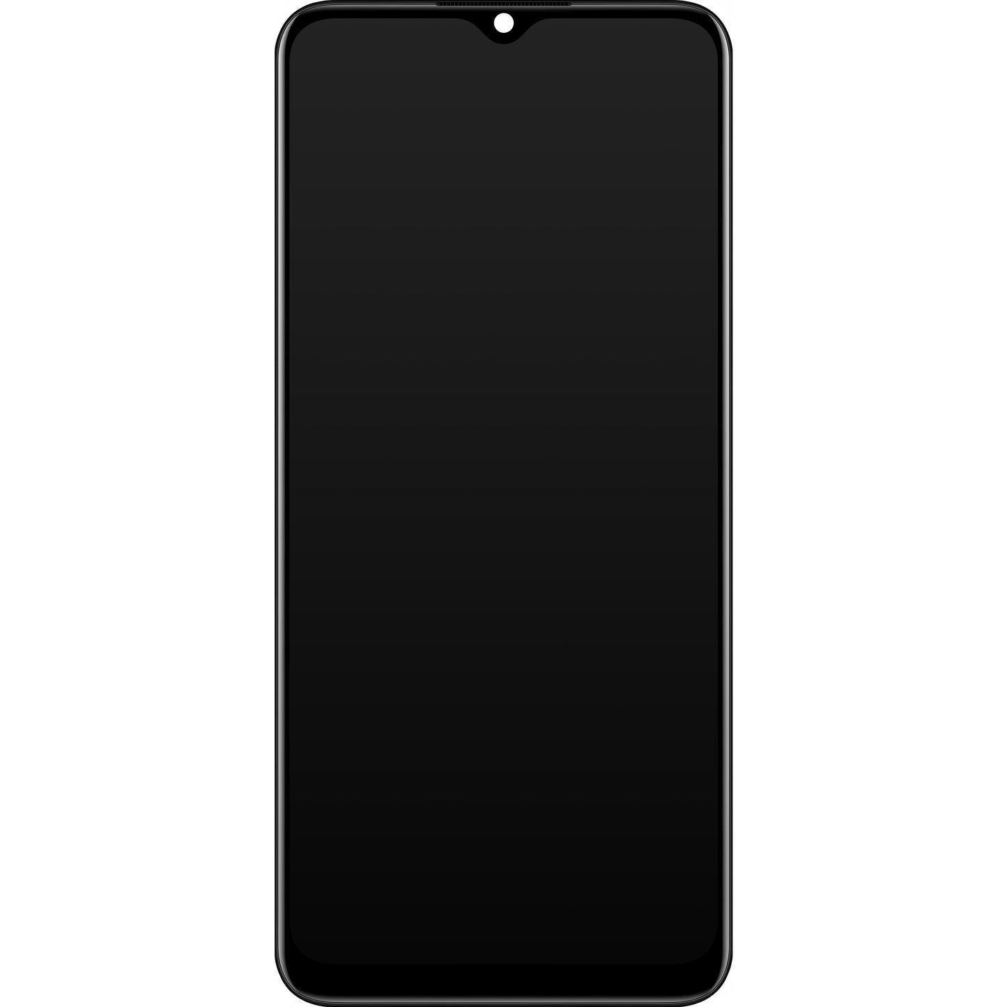 Pekskärm Realme 6i, med ram, svart, Service Pack 4903584