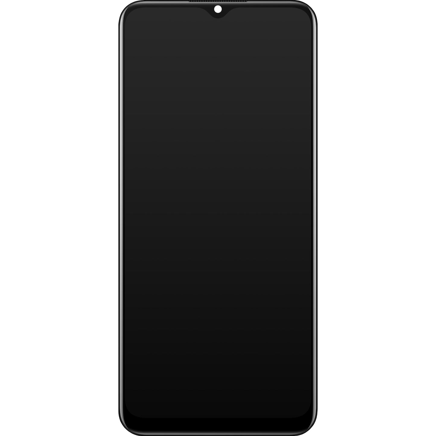 Pekskärm Realme C25Y, med ram, svart, Service Pack 4908854