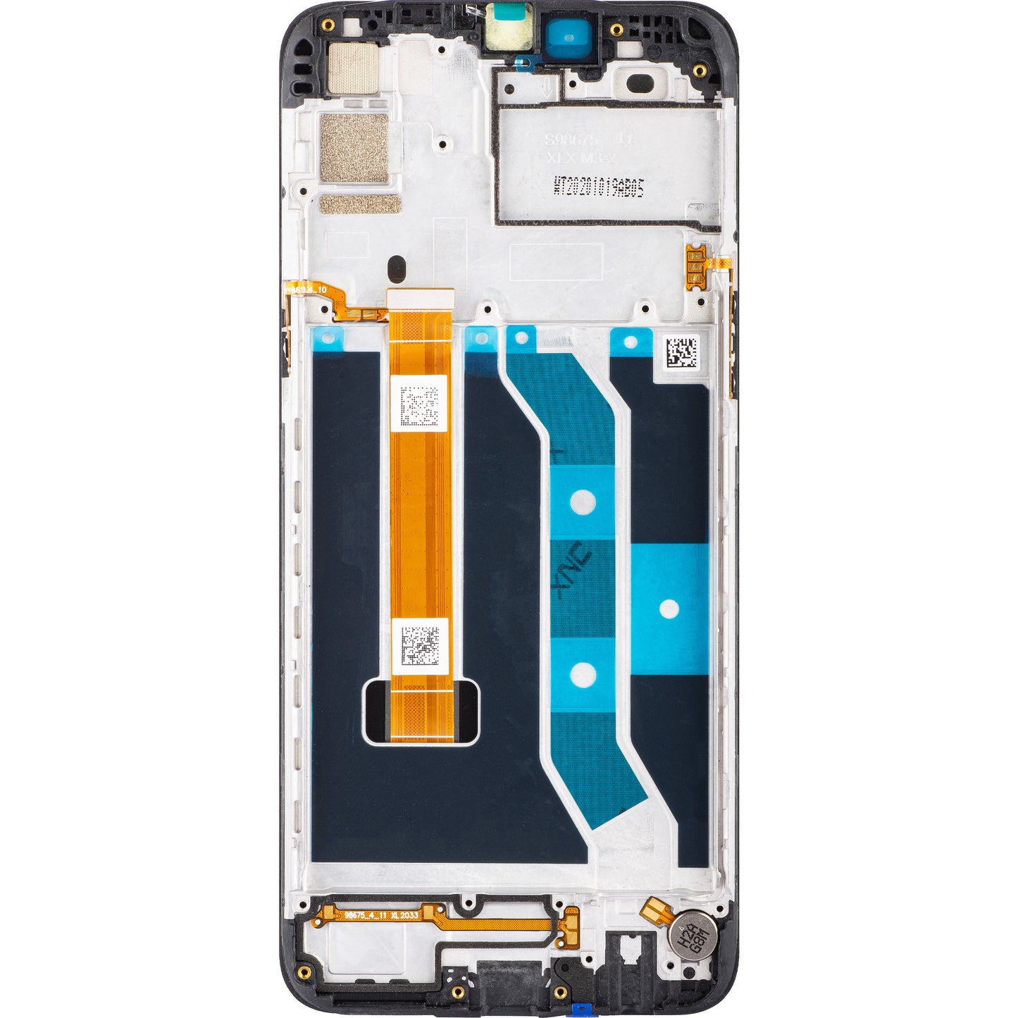 Pekskärm Realme 6i, med ram, svart, Service Pack 4903584