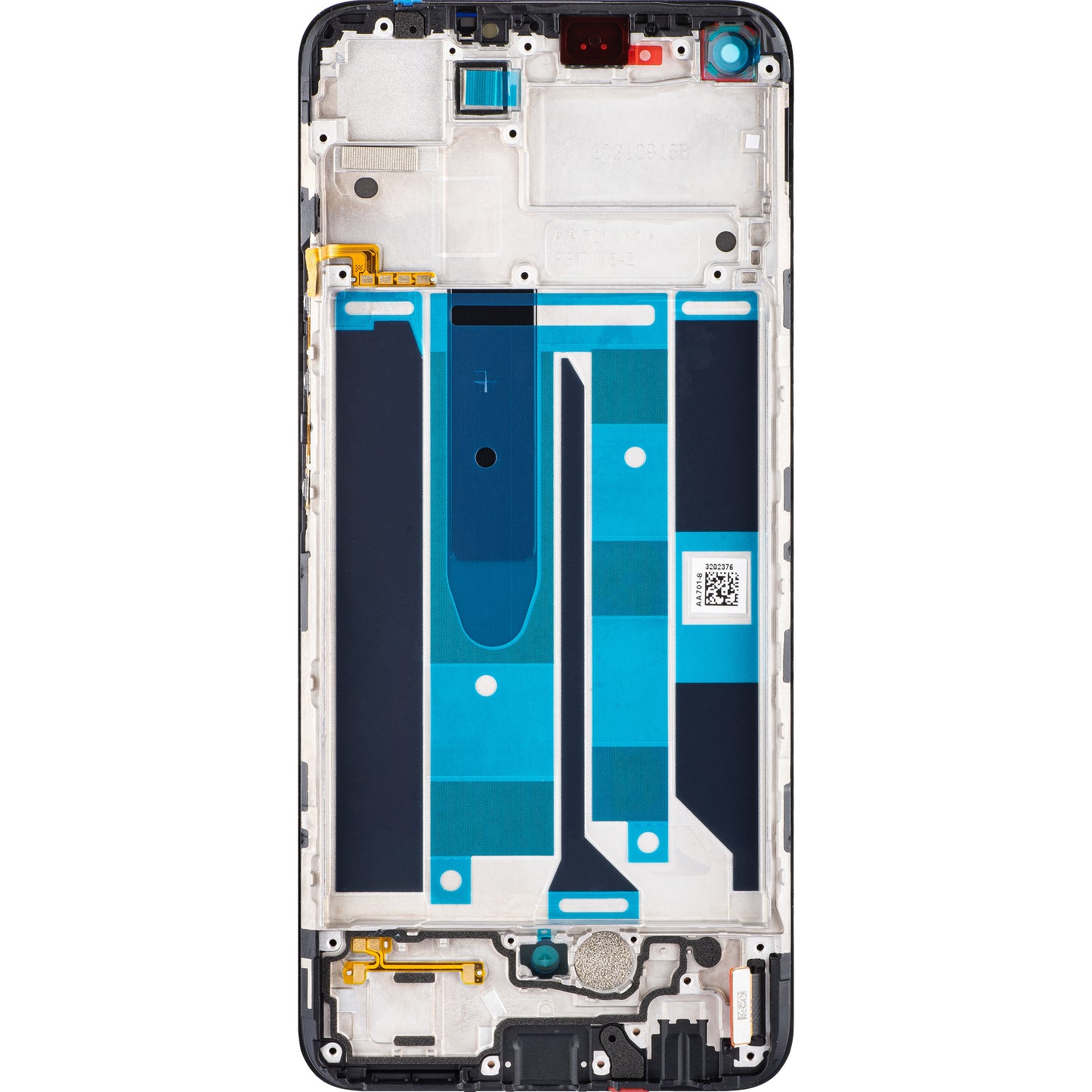 Realme 8 Pro pekskärm Realme 8 Pro, med ram, svart, servicepaket 4130052