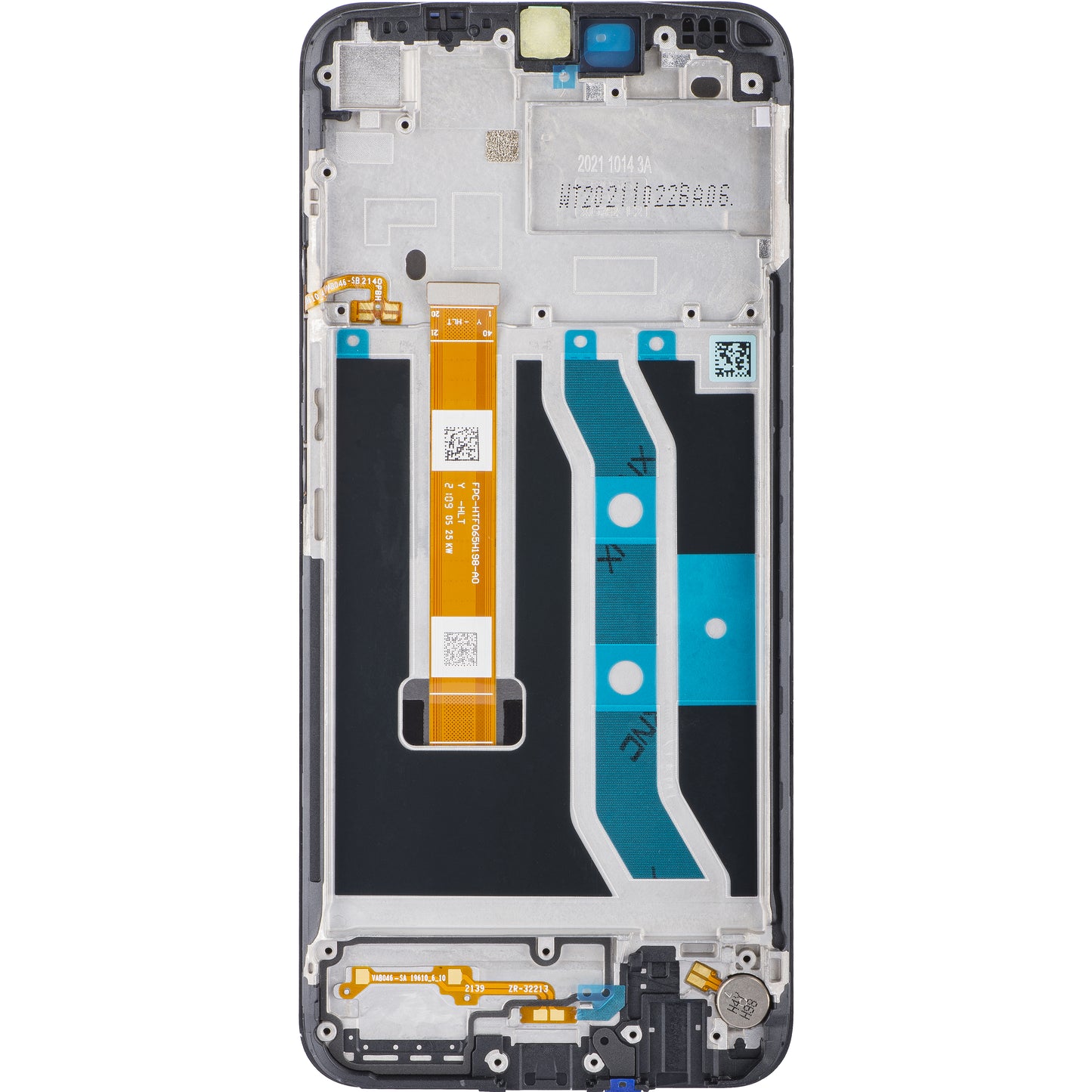 Pekskärm Realme C25Y, med ram, svart, Service Pack 4908854