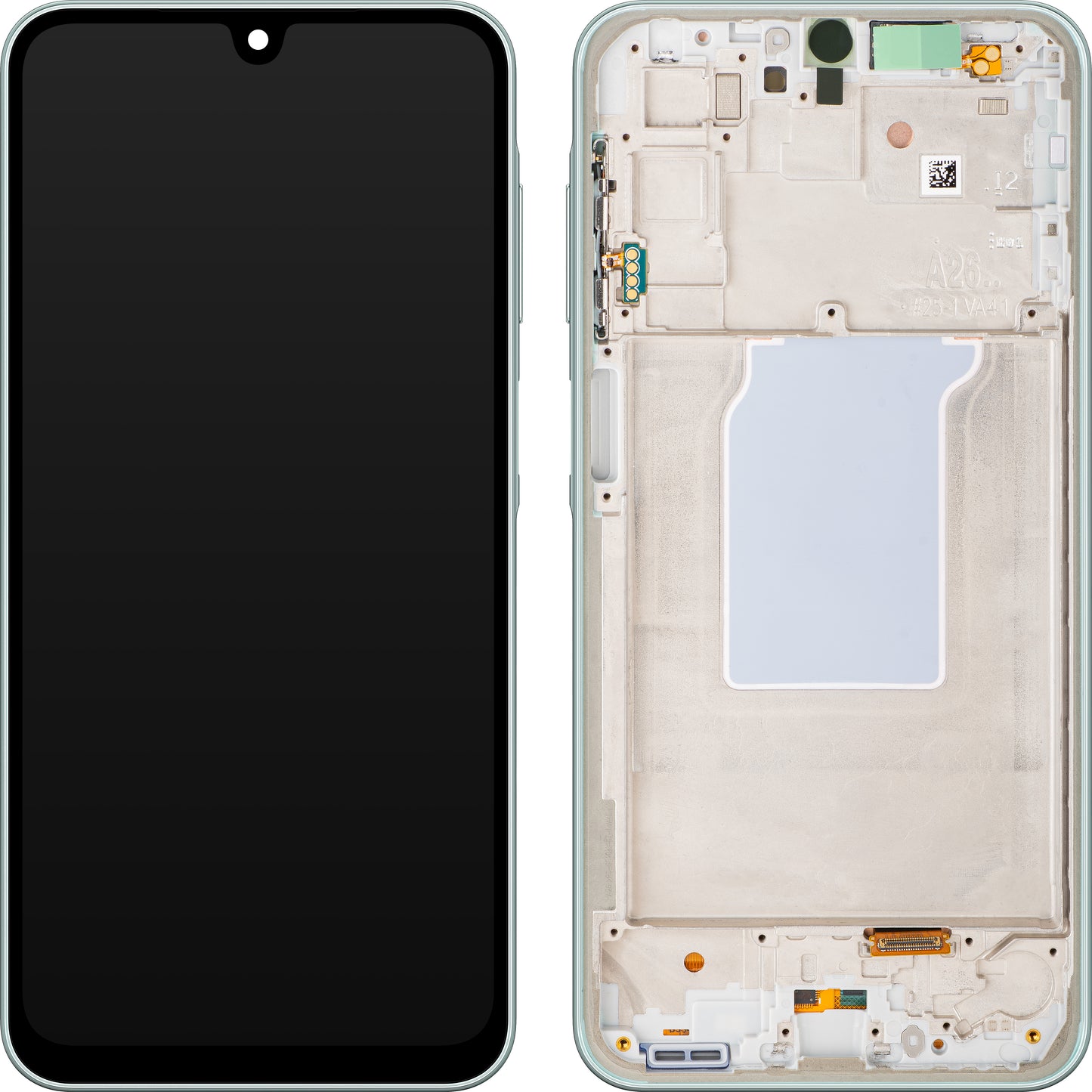 Display med Touchscreen Samsung Galaxy A26 A266, med Ram, Grön, Service Pack GH82-37049C
