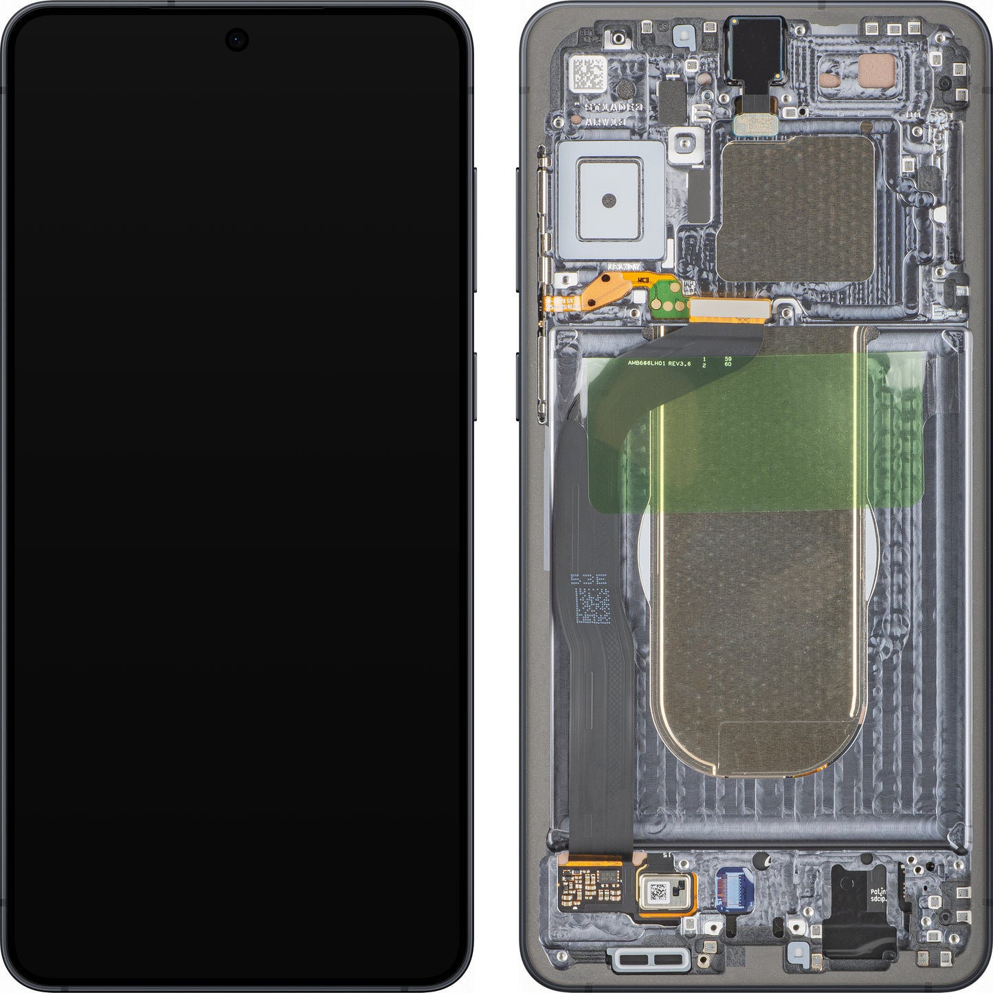 Display med Touchscreen Samsung Galaxy S25 Edge S937, med Ram, Svart (Titanium Jetblack), Service Pack GH82-37224C
