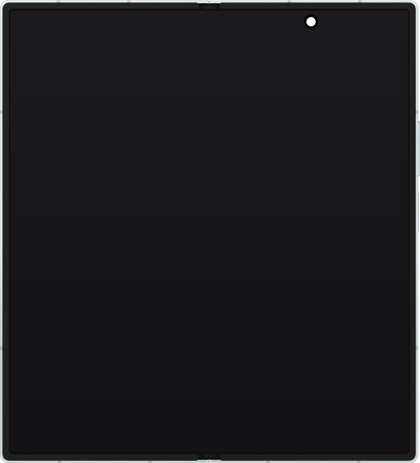 Samsung Galaxy Z Fold7 F966 Touchscreen-display med ram, under inner, grön (mint), Service Pack GH82-37548D
