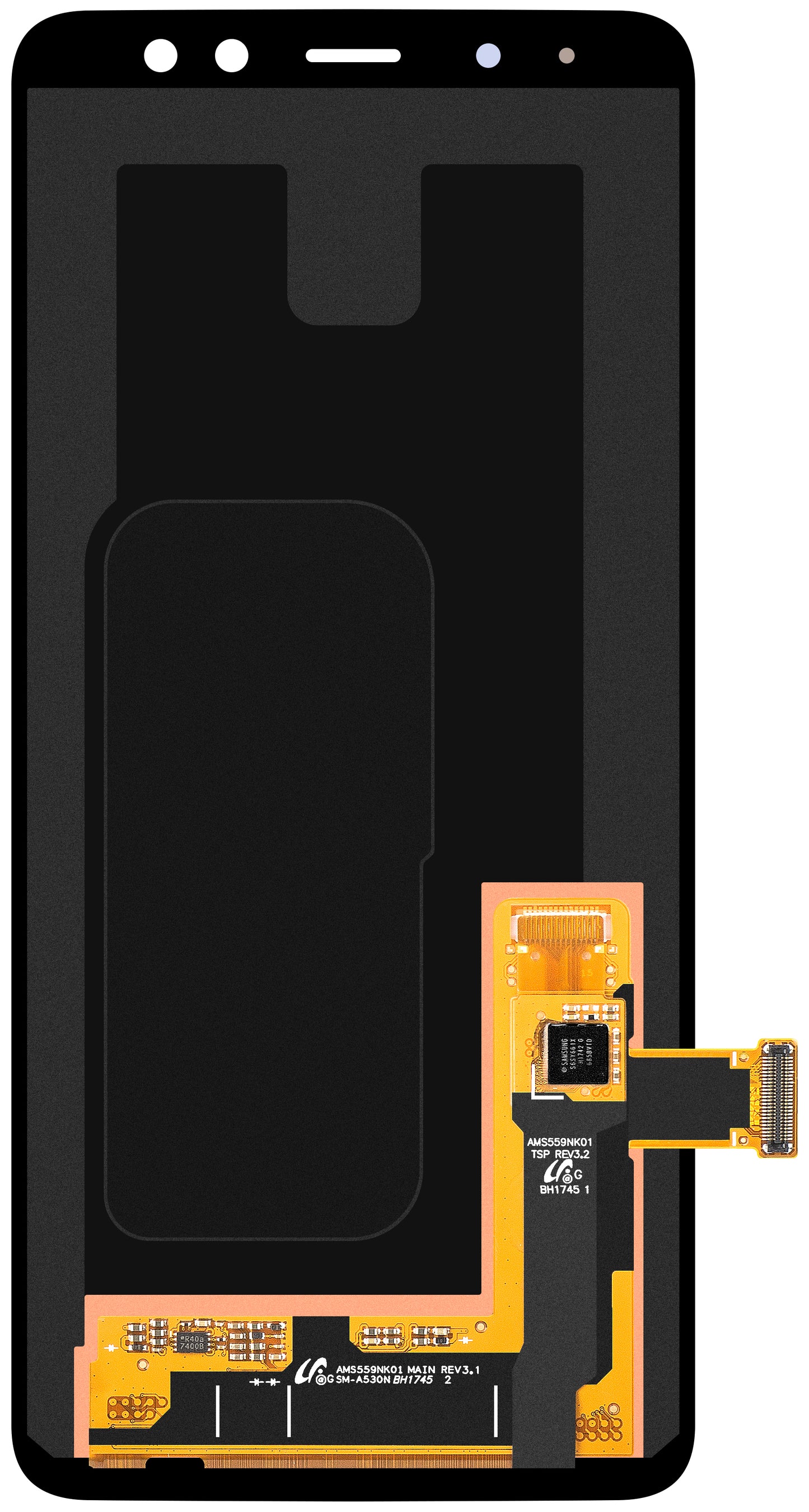 Pekskärm Samsung Galaxy A8 (2018) A530, Service Pack GH97-21406A