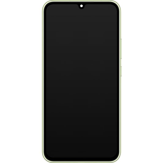 Pekskärm Samsung Galaxy A34 A346, med ram, Lime Green, Service Pack GH82-31200C
