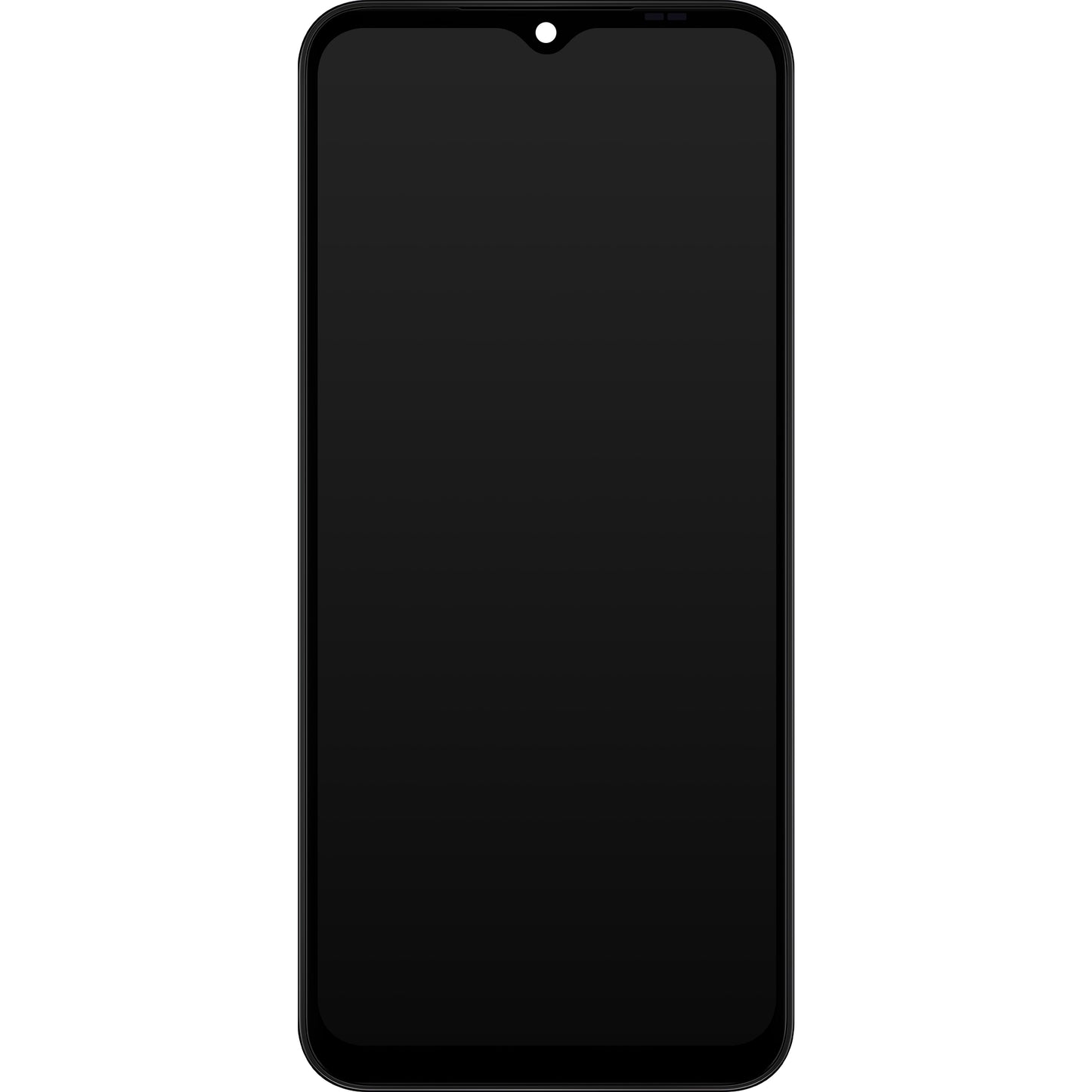 Pekskärm Samsung Galaxy A14 A145, med ram, Europaversion, Svart, Service Pack GH81-23540A