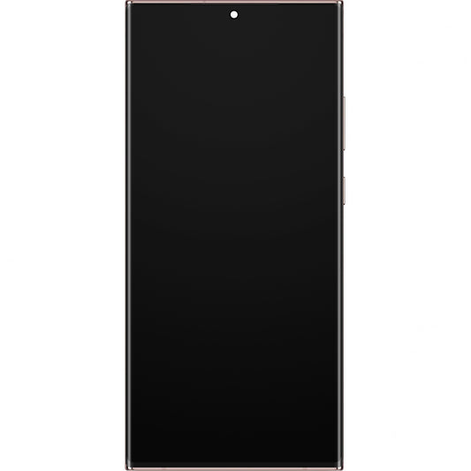 Samsung Galaxy Note 20 Ultra 5G N986 / Note 20 Ultra N985 Pekskärm med ram, Mystic Bronze, Service Pack GH82-31453D