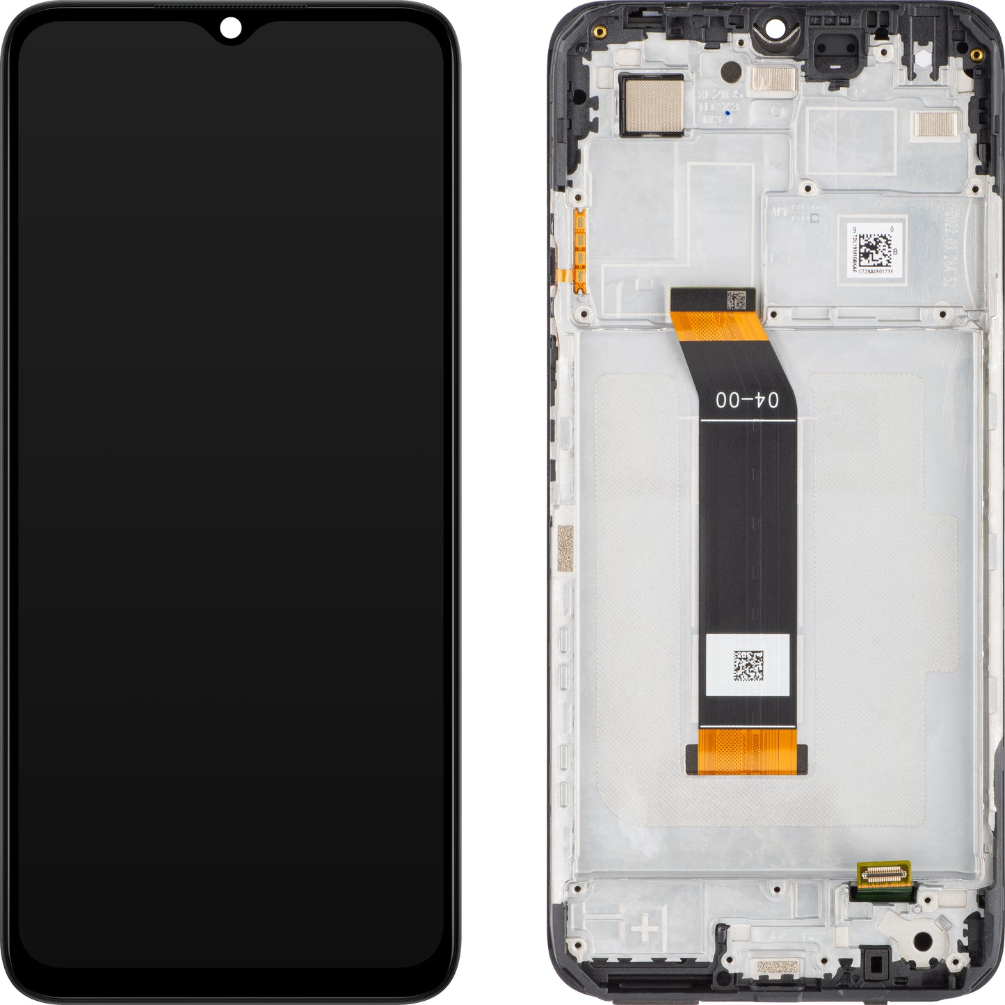 Display med Touchscreen Xiaomi Poco M5 / M4 5G / Redmi 10 5G, med Ram, Svart, Service Pack 560005L19P00