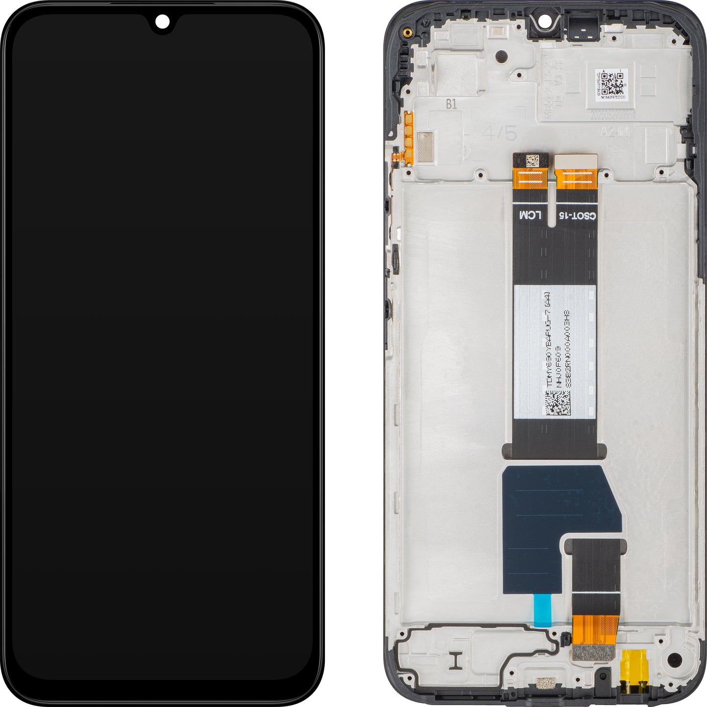 Display med Touchscreen Xiaomi Poco C85 4G / Redmi 15C 4G, med Ram, Global Version, Svart, Service Pack 5600020P15A00