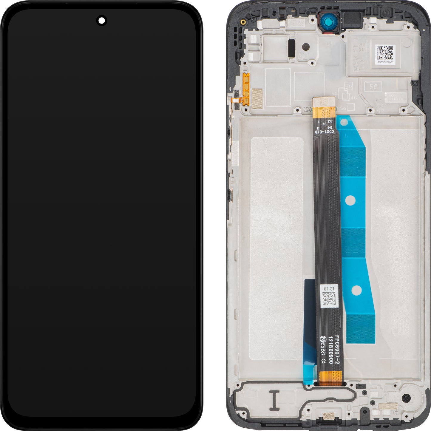 Display med Touchscreen Xiaomi Redmi 15 5G, med Ram, Svart, Service Pack 56002600O1900