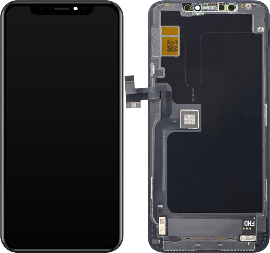 ZY Touchscreen Display för Apple iPhone 11 Pro Max, med ram, In-Cell IC Flyttbar LCD-version, Svart