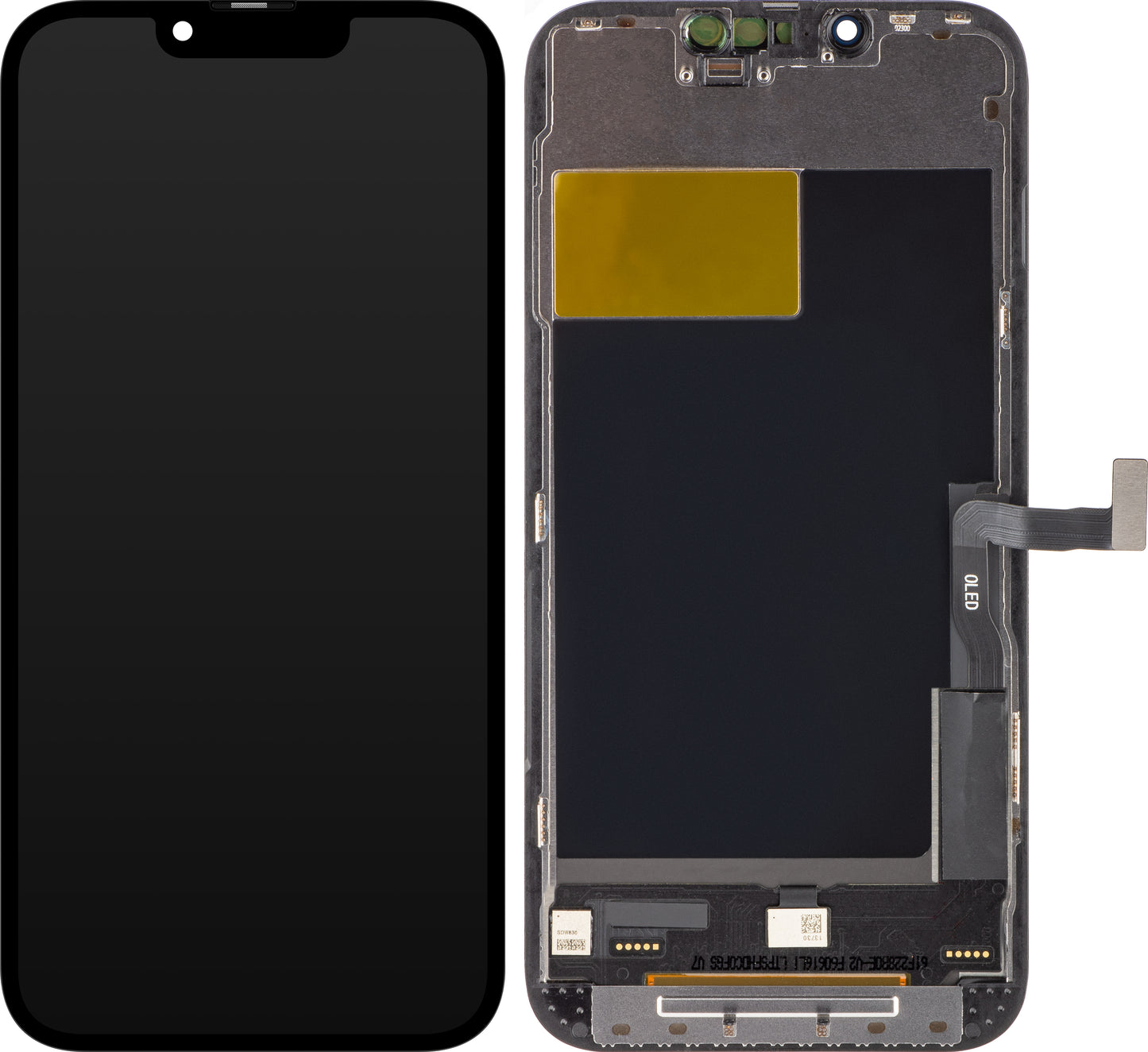 ZY Touchscreen Display för Apple iPhone 13 Pro, med ram, In-Cell IC Flyttbar LCD-version, Svart
