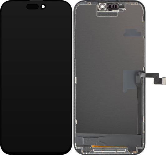 Display med Touchscreen ZY för Apple iPhone 16 Pro Max, med Ram, LCD In-Cell IC Movable-version, Svart