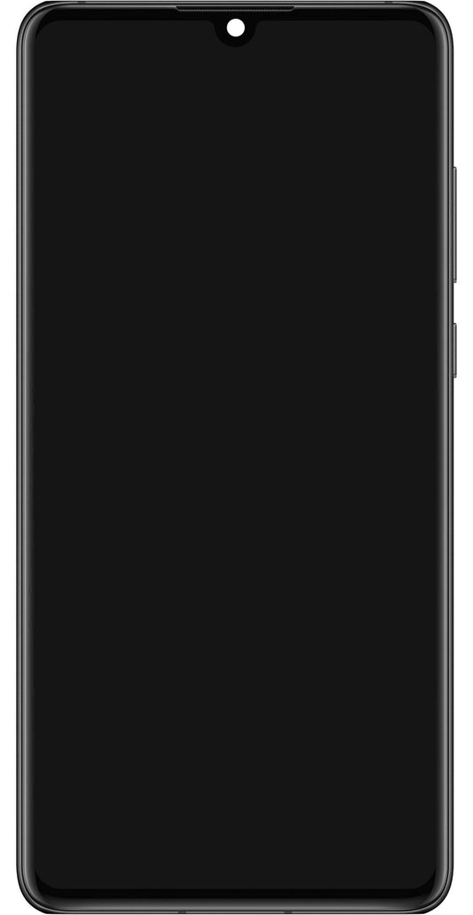 Pekskärm Huawei P30, med ram och batteri, svart, Service Pack 02354HLT