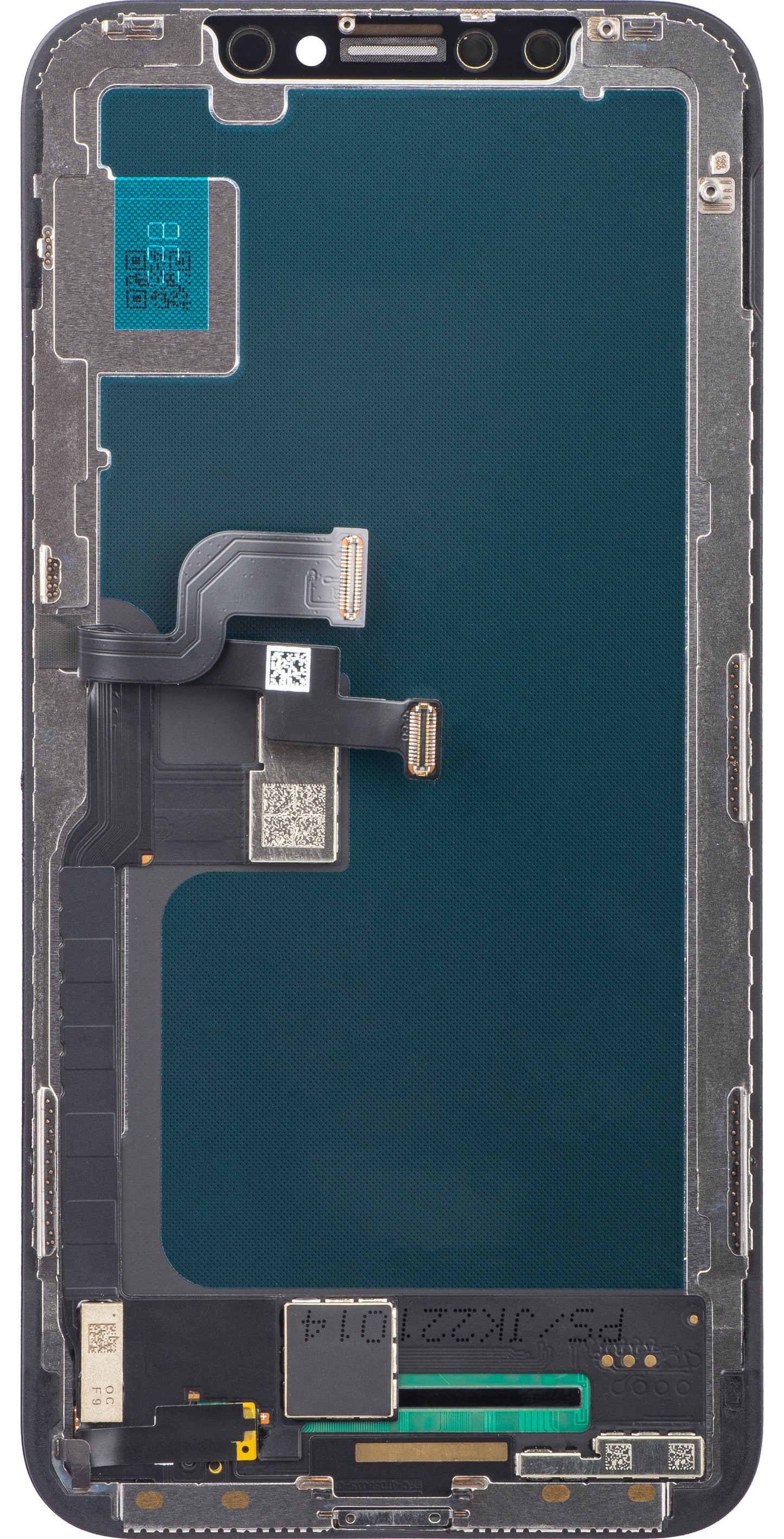 JK Touchscreen Display för Apple iPhone X, med ram, In-Cell LCD-version, svart