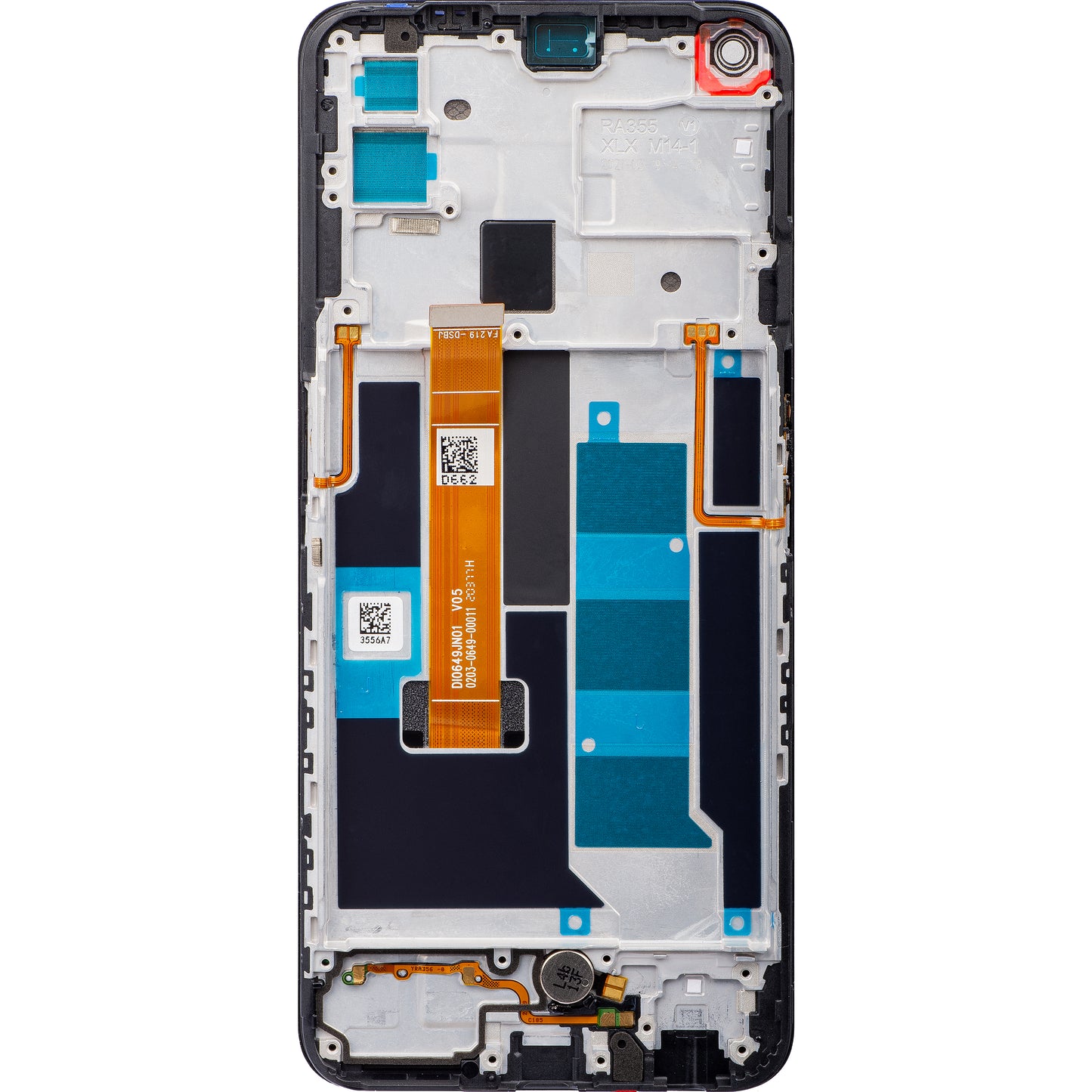 Realme 7 5G pekskärm Realme 7 5G, med ram, svart, servicepaket 4904747