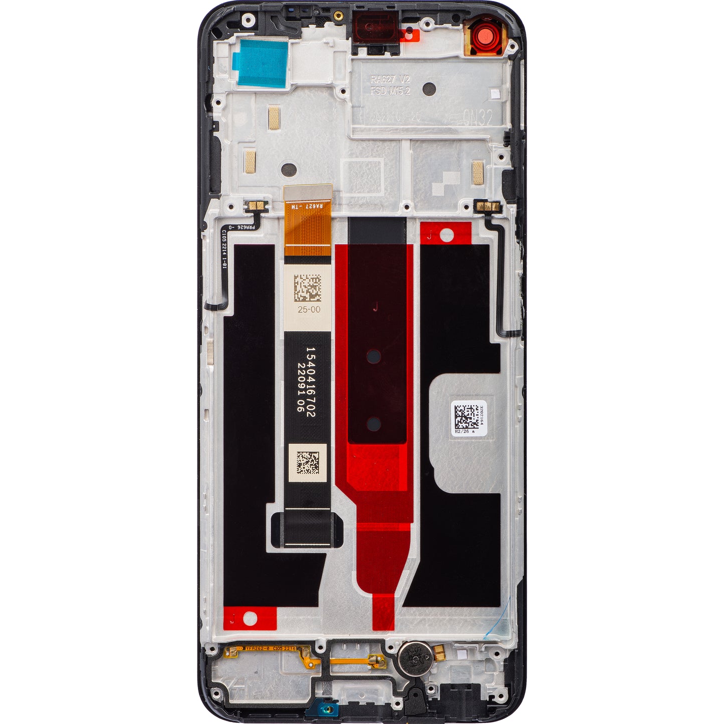 Realme 8 5G Touchscreen Display Realme 8 5G, with Frame, Black, Service Pack 4906662