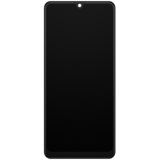 Pekskärm Samsung Galaxy A31 A315, med ram, svart, Service Pack GH82-2276761A