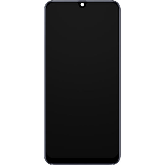 Pekskärm Samsung Galaxy M31 M315, med ram, svart, Service Pack GH82-22405A