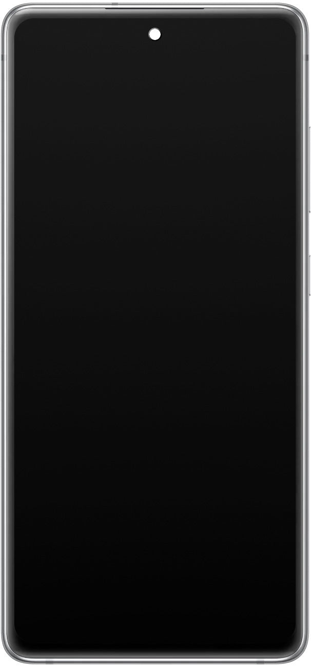 Pekskärm Samsung Galaxy S20 FE 5G G781, med ram, vit, Service Pack GH82-24214B