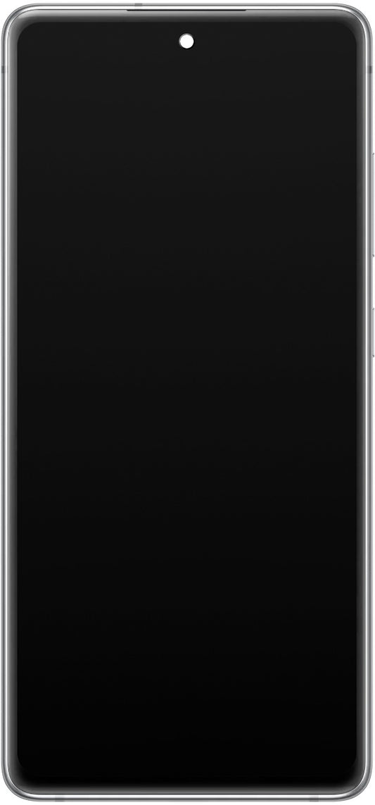 Pekskärm Samsung Galaxy S20 FE 5G G781, med ram, vit, Service Pack GH82-24214B