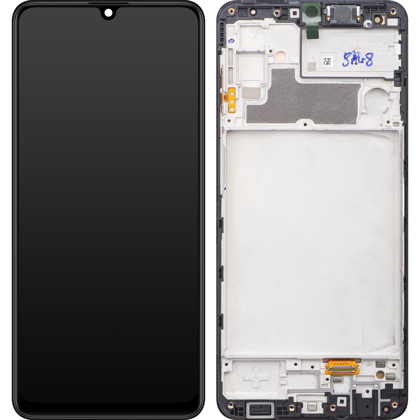 Samsung Galaxy M32 M325 Touchscreen Display Samsung Galaxy M32 M325, med ram, svart, Service Pack GH82-26193A