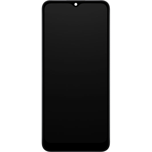 Pekskärm Samsung Galaxy A02s A025G, med ram, svart, Service Pack GH81-20181A