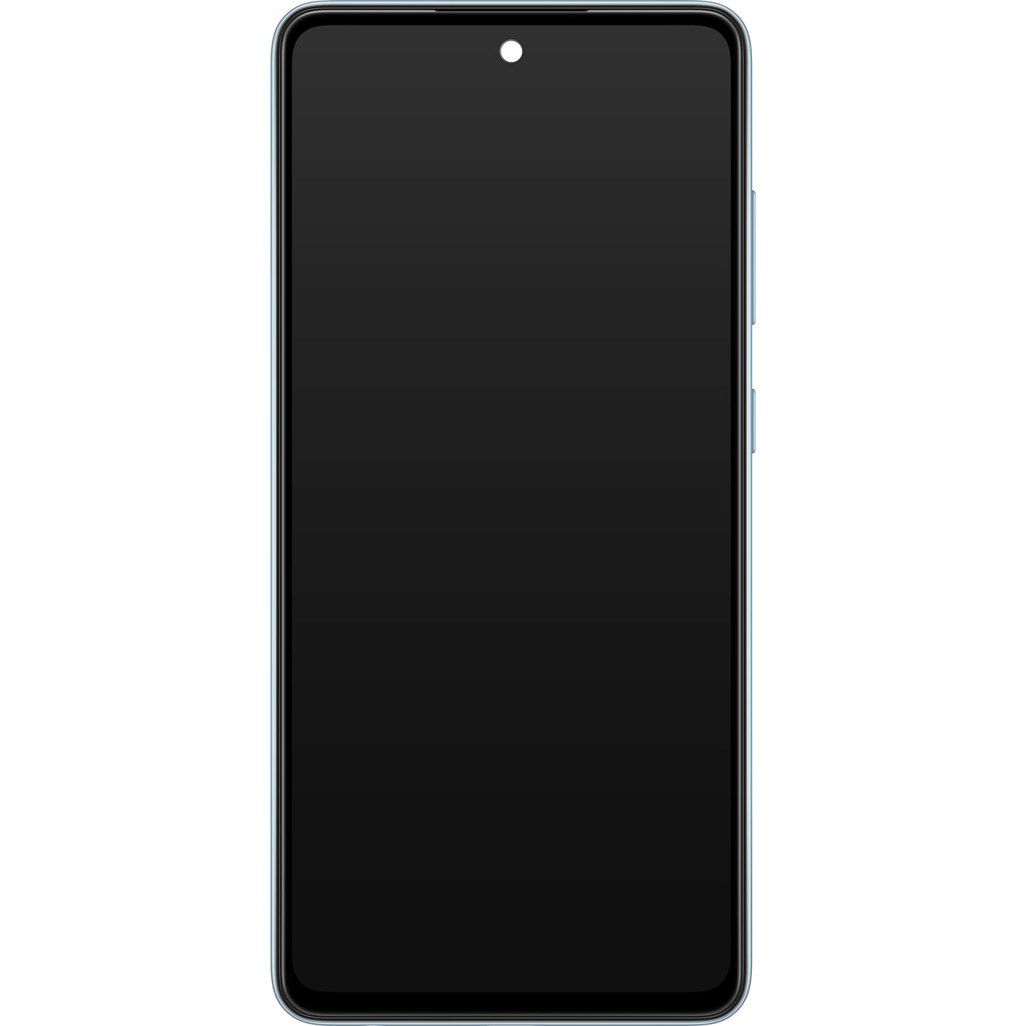 Pekskärm Samsung Galaxy A52 5G A526 / A52 A525, med ram, Blå, Service Pack GH82-25524B