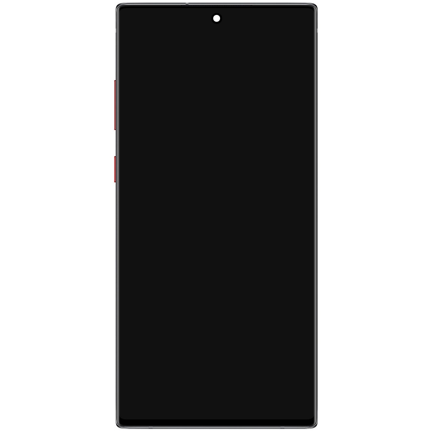 Pekskärm Samsung Galaxy Note 10+ 5G N976 / Note 10+ N975, med ram, svart (Aura Black Star Wars), Service Pack GH82-21620A