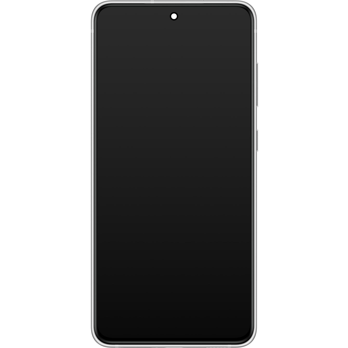 Pekskärm Samsung Galaxy S21 FE 5G G990, med ram, vit, Service Pack GH82-26414B