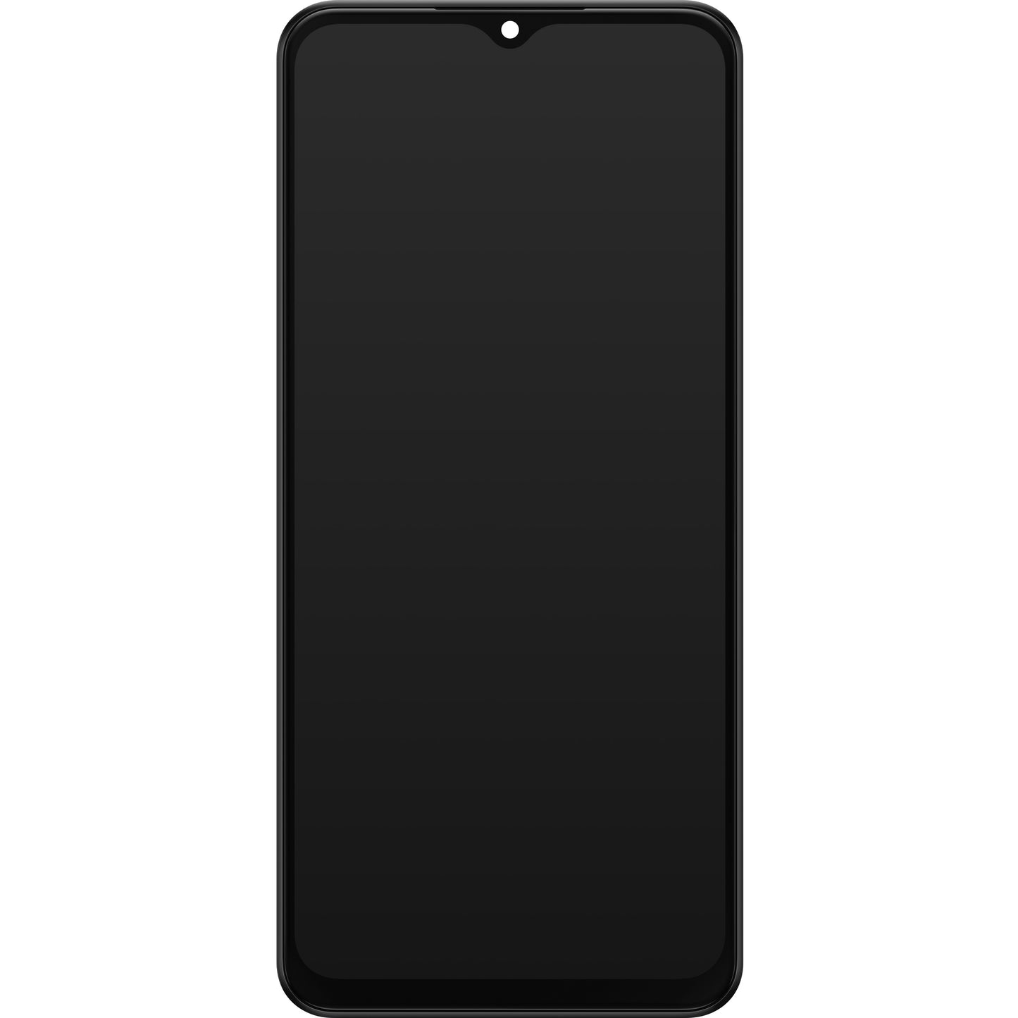 Pekskärm Samsung Galaxy A23 A235, med ram, svart, Service Pack GH82-28563A