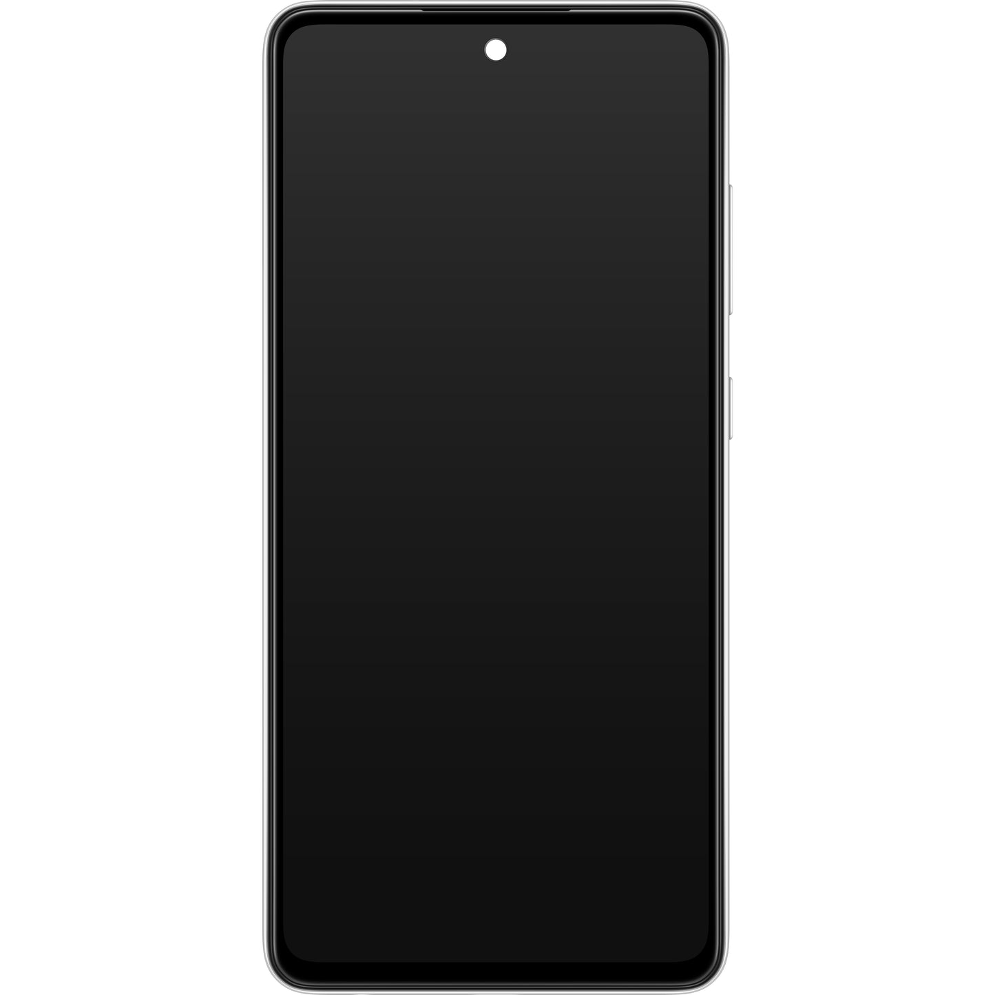 Samsung Galaxy Galaxy A52 5G A526 / A52 A525 Pekskärm, med ram, Vit, Service Pack GH82-25754D