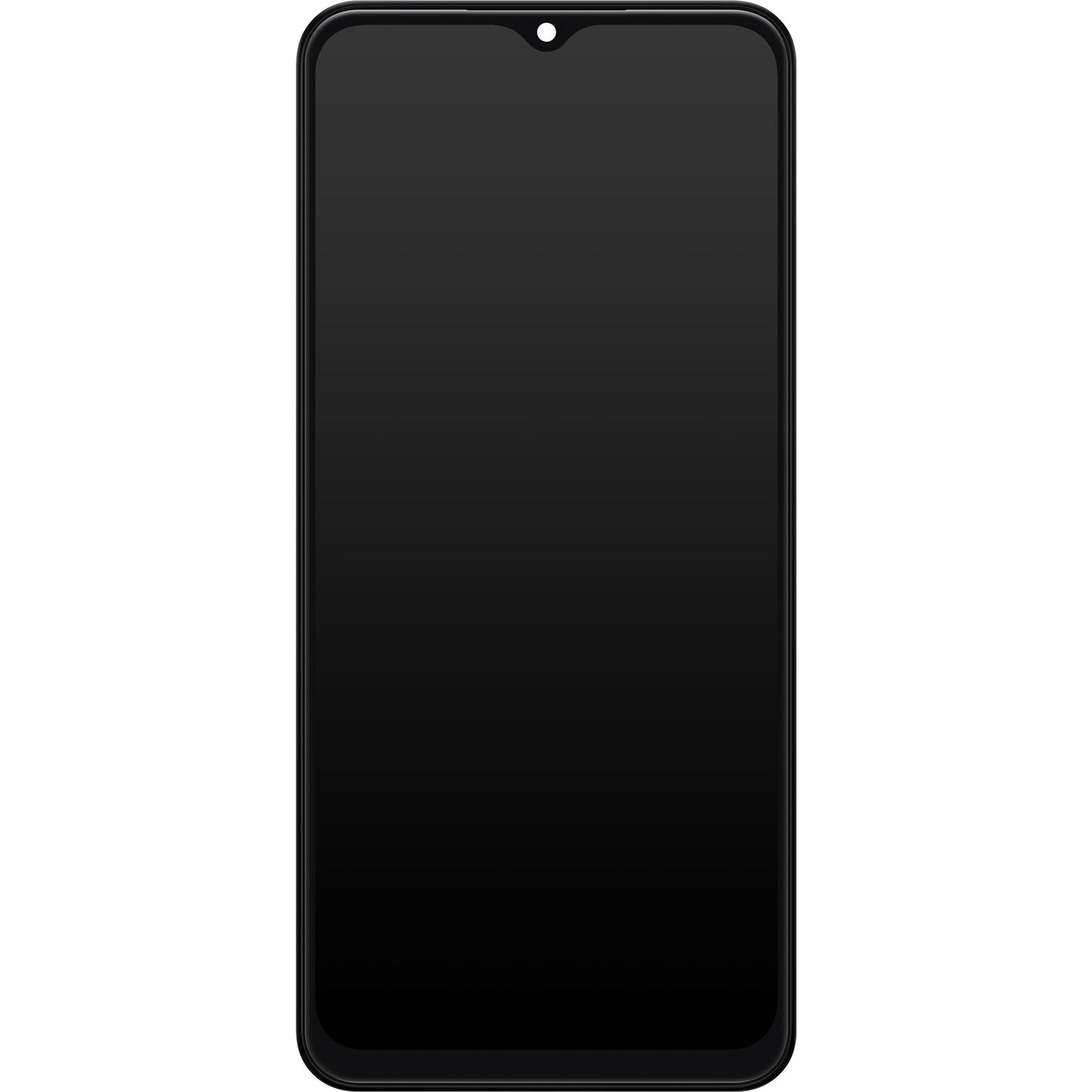 Pekskärm Samsung Galaxy A13 A137, med ram, svart, Service Pack GH82-29228A