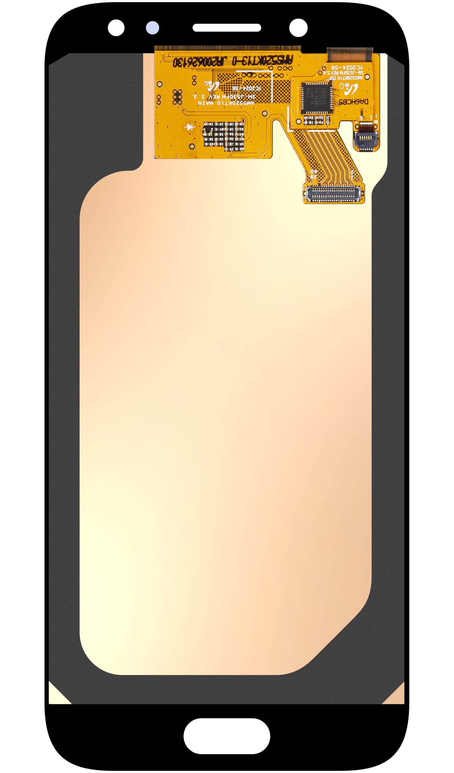 Pekskärm Samsung Galaxy J5 (2017) J530, Svart Service Pack GH97-20738A