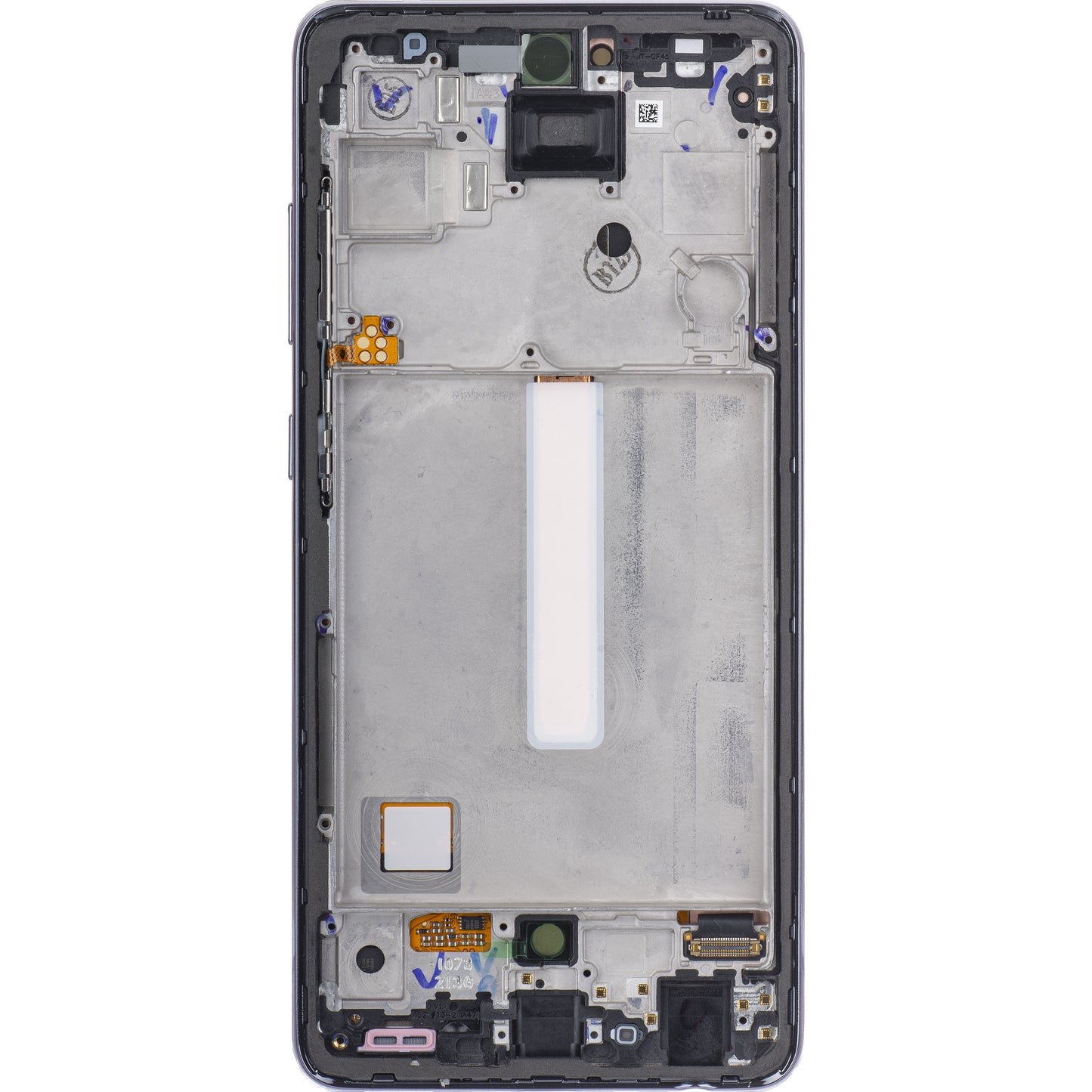 Pekskärm Samsung Galaxy A52s 5G A528 Pekskärm, med ram, Svart, Service Pack GH82-26861A