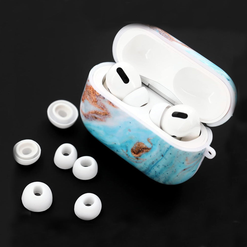 Techsuit ET2 öronproppar för Apple AirPods Pro 3, Storlek XS / S / L, Vita
