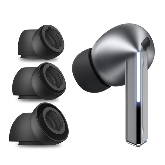 Techsuit ET3 öronproppar för Samsung Galaxy Buds3 Pro, Storlek S / M / L, Vita