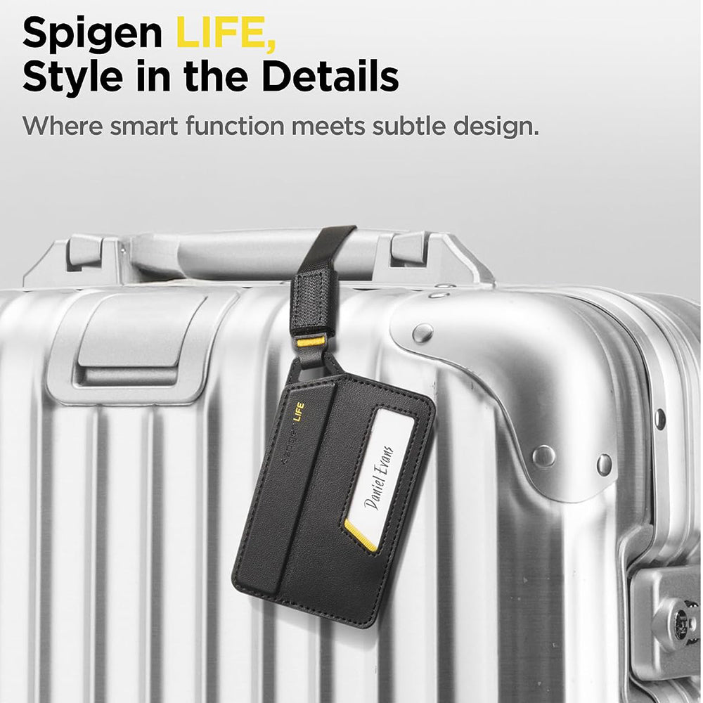 Handbagage / Resväska Etikett Spigen Luggage Tag LF510, Svart AHP09776