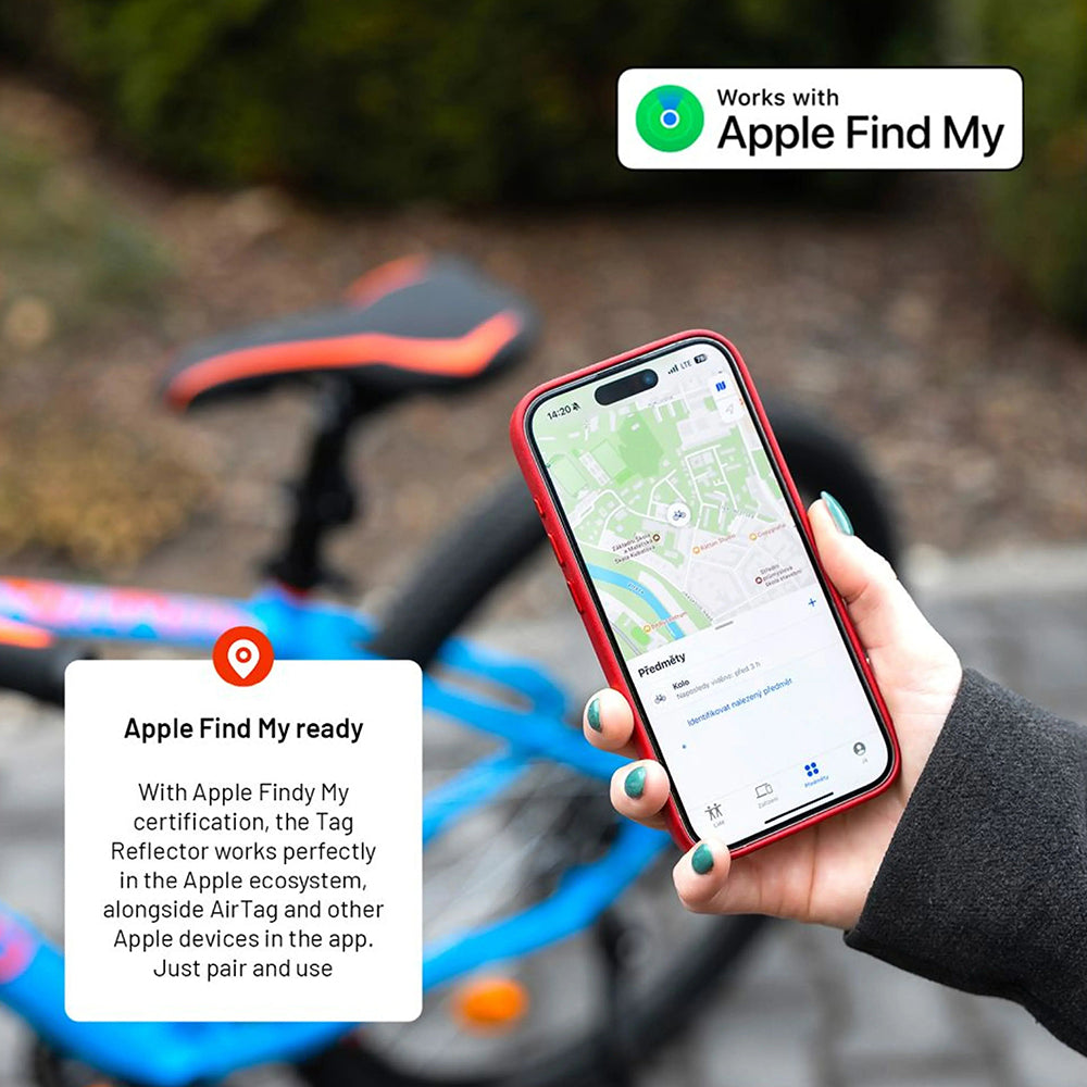 Fixed SmartTag Bike för iOS-serien, Svart