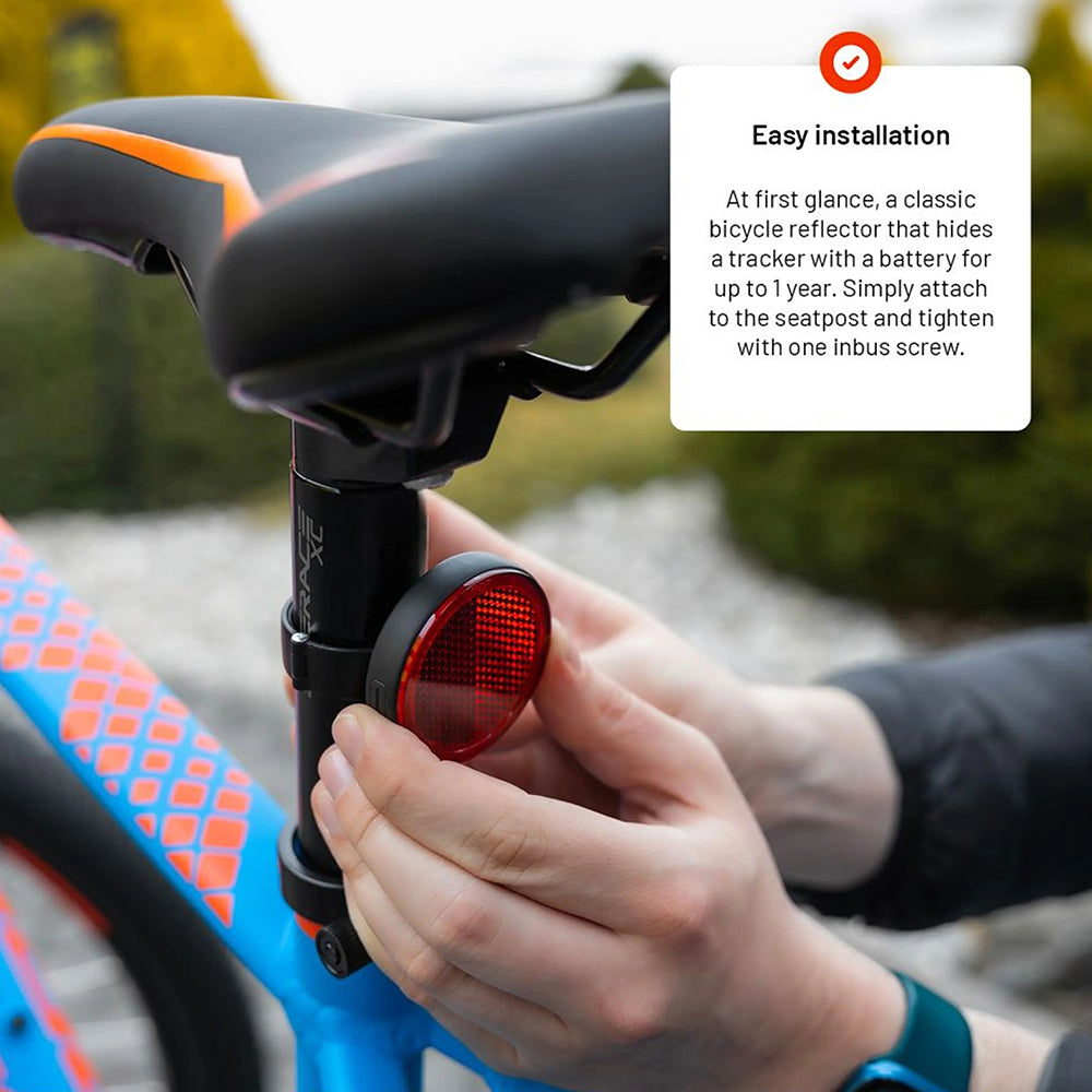 Fixed SmartTag Bike för iOS-serien, Svart