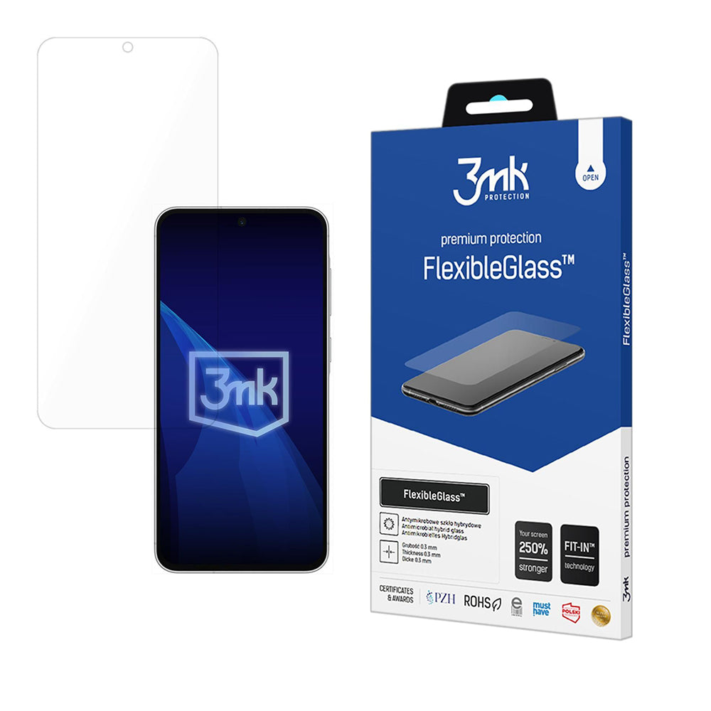 3MK FlexibleGlass skärmskydd för Samsung Galaxy A57 5G, Flexibelt glas, Full limning