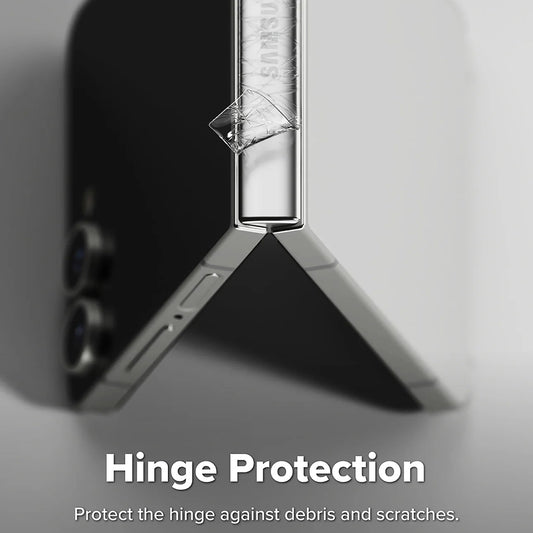 Ringke gångjärn skyddsfilm för Samsung Galaxy Z Flip7 F766, plast, set om 2 stycken