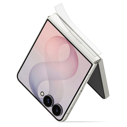 Skyddsfilm för Ringke Dual Easy gångjärn för Samsung Galaxy Z Flip8 F776, plast, set om 2 stycken