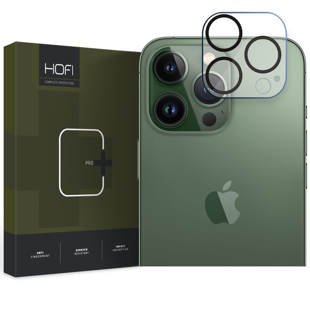Skyddsfilm för bakre kameran HOFI CAM PRO+ för Apple iPhone 15 Pro Max / 15 Pro, Härdat glas, Svart