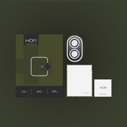 Protective Film Rear Camera HOFI CamRing PRO+ for Apple iPhone 16 Plus / 16, Glass Protected, Transparent